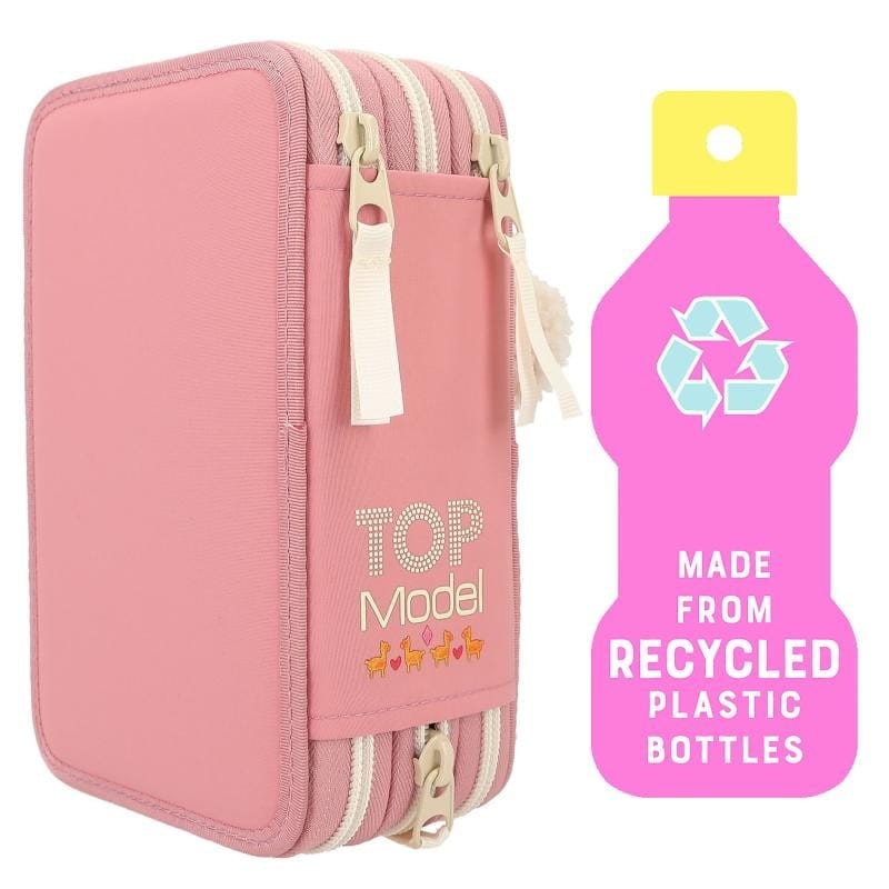 Piórnik trzykomorowy z wyposażenie Lama - TOPModel