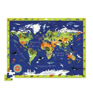 Puzzle 100 el. z Figurkami Odkryj Świat - Crocodile Creek
