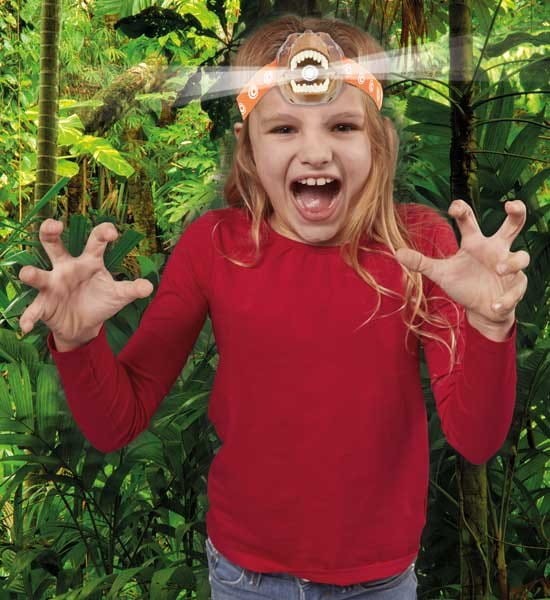 Latarka czołowa Dinozaur T-Rex z odgłosem Brainstorm