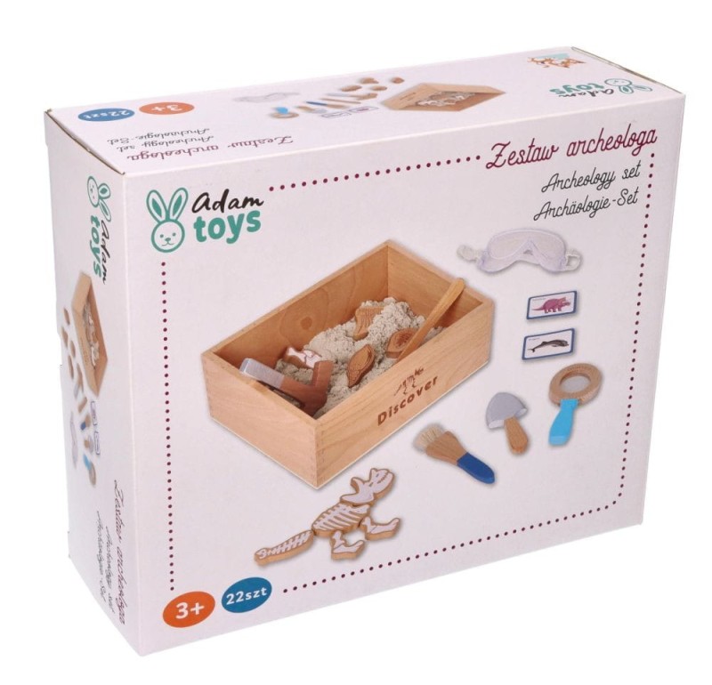 Zestaw archeologa z Piaskiem kinetycznym Adam Toys