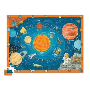 Puzzle 100 el. z Figurkami Odkryj Kosmos - Crocodile Creek