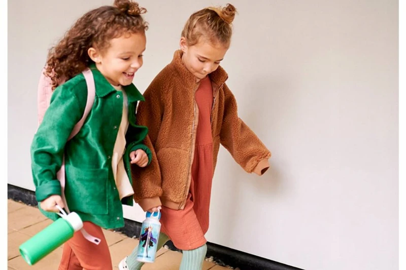 Bidon dla dzieci 400 ml niebieski Campus - Mepal