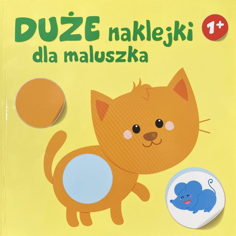 Duże naklejki dla maluszka. Kotek