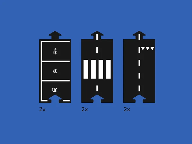 Waytoplay droga puzzle do układania 6 el. Long Extension