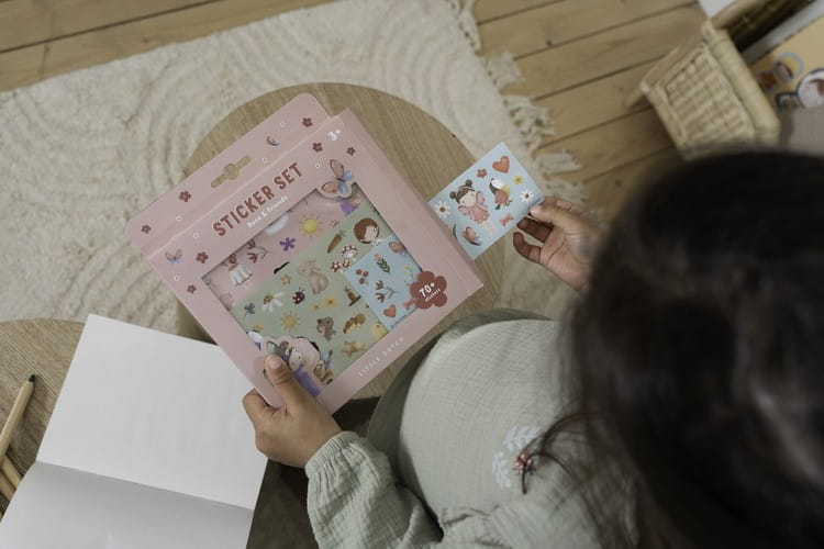 Naklejki ogród kwiaty Rosa 70 szt. Little Dutch