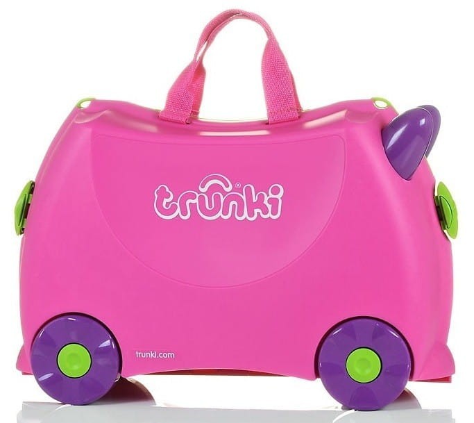 Różowa Walizka na Kółkach Jeździk Trixie - Trunki