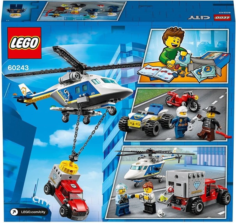 Klocki LEGO Pościg helikopterem policyjnym 60243