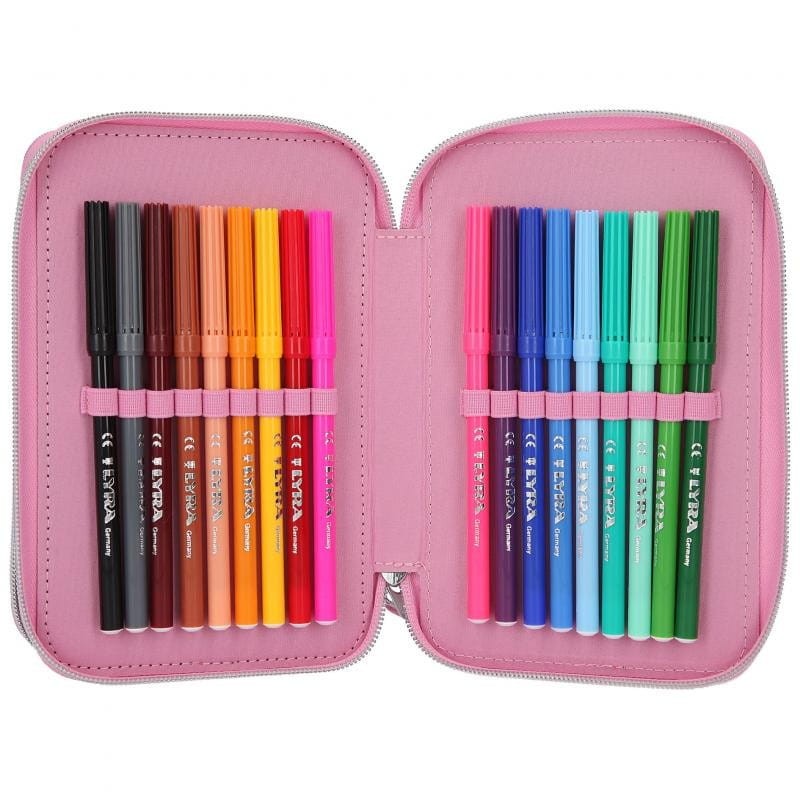 Podświetlany Piórnik Szkolny z Wyposażeniem Led - TOPModel