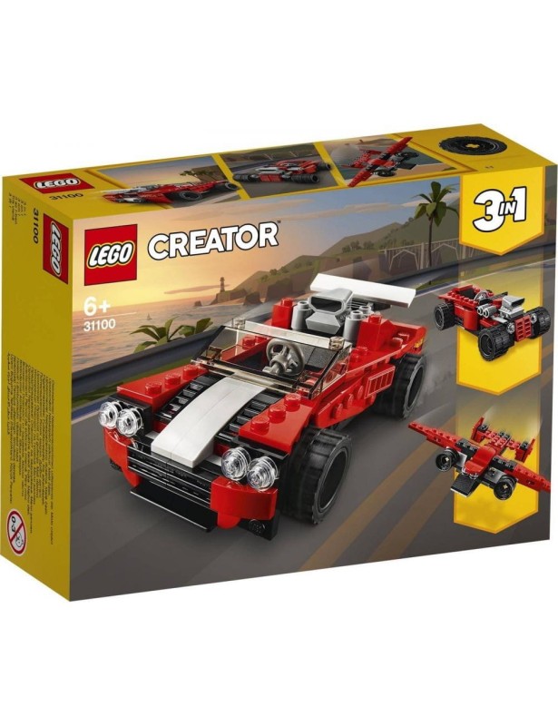 Klocki LEGO Creator 3 w 1 Samochód sportowy 31100