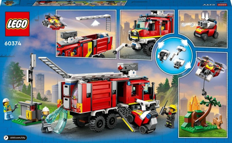 Terenowy Pojazd Straży Pożarnej Lego 60374