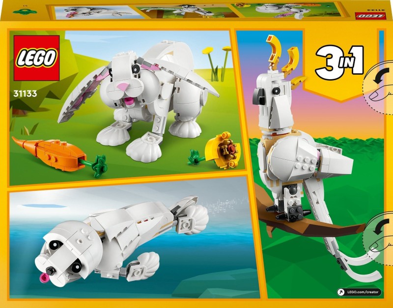 Biały królik 31133 Lego Creator 3 w 1