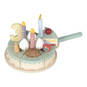 Drewniany Tort Urodzinowy Ciasto - Little Dutch