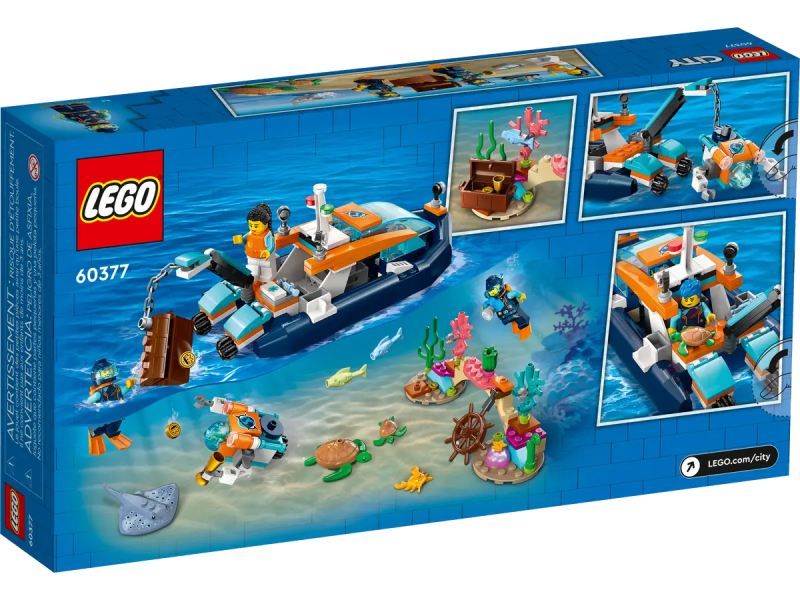 Łódź do Nurkowania Badacza Lego City 60377