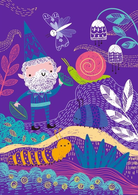 Wydrapywanki Elfy w Ogrodzie 15 szt. Scratch A5 - Avenir