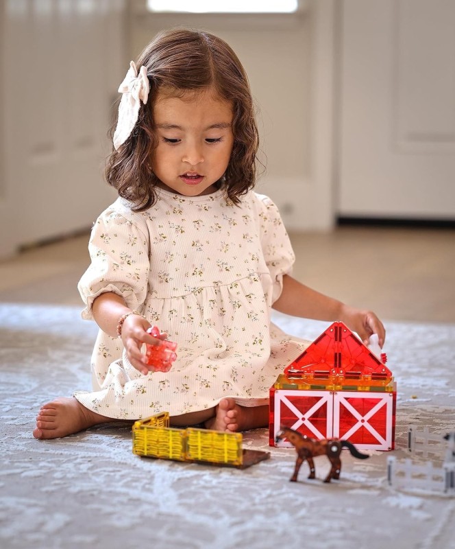 MAGNA-TILES Klocki Magnetyczne Farma 25 el.