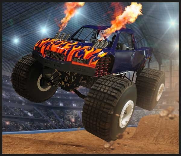 Projektor z Latarką Traktory i ciężarówki - Brainstorm