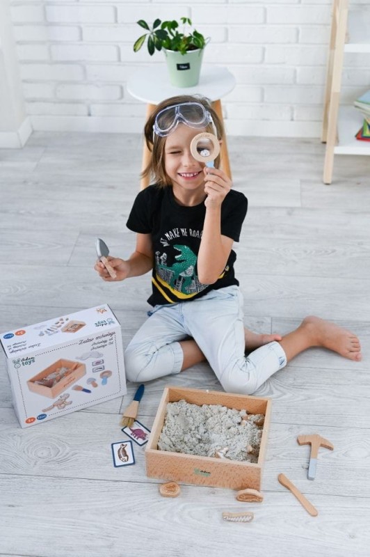 Zestaw archeologa z Piaskiem kinetycznym Adam Toys