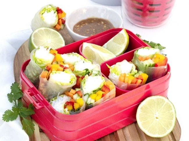 Lunchbox z przegródkami, pojemniczkiem i widelcem Bento nordic blue - Mepal
