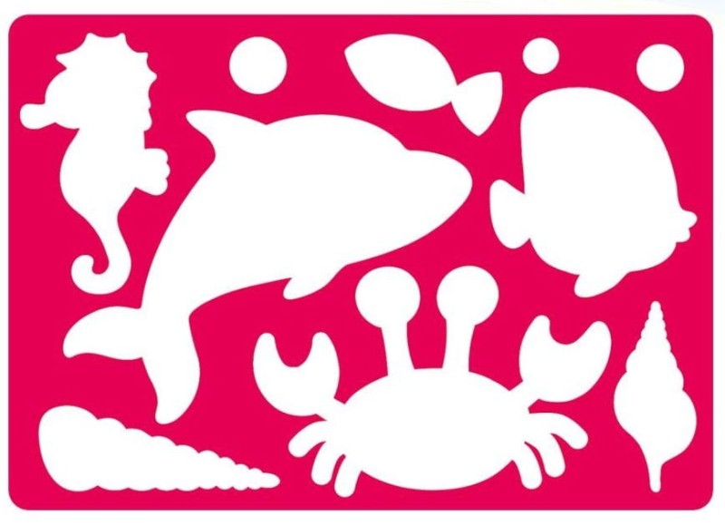 Kredki do kąpieli w wannie, gąbeczka, szablony Buddy & Barney