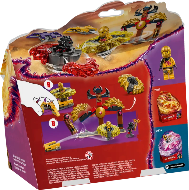 Lego NINJAGO 71826 Smocze Spinjitzu zestaw bitewny