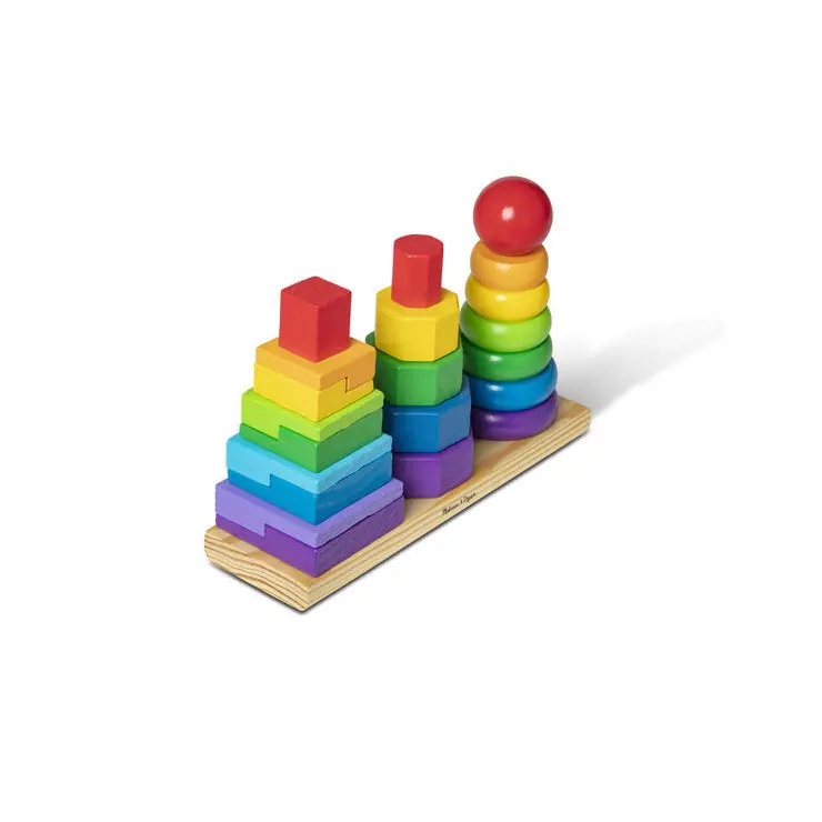 Sorter Drewniany 3 Wieże - Melissa & Doug