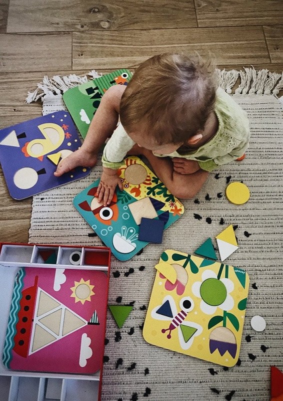 Układanka Drewniana Poznaję Kształty Figury - Janod