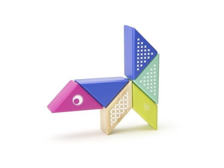 Drewniane klocki magnetyczne Travel Pals Koliber - Tegu