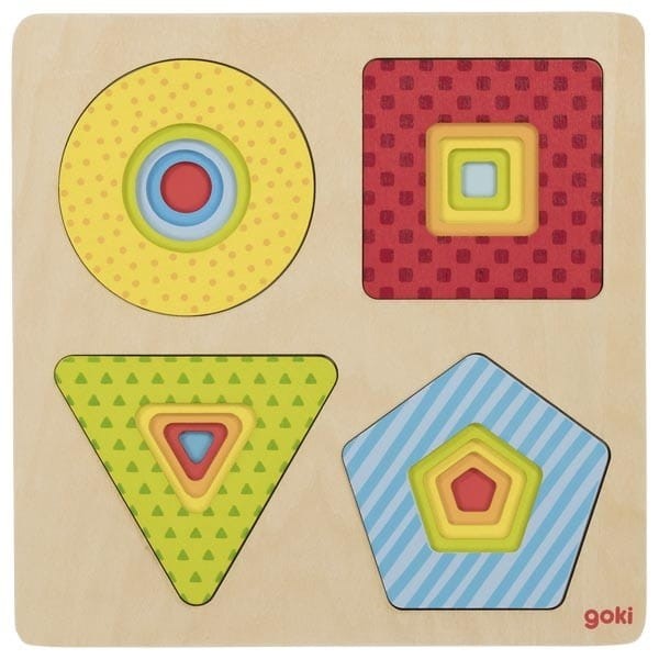 Układanka Geometryczna Warstwowa - Goki