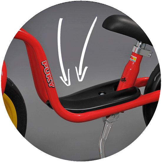 PUKY LR1L Red Czerwony Rowerek Biegowy Dla Dziecka 2,5+