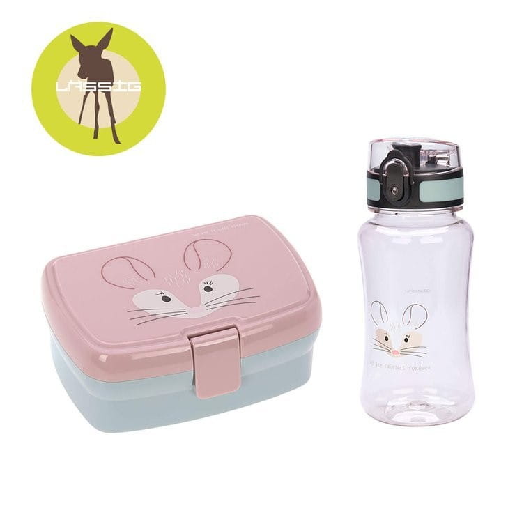 Zestaw Lunchbox + Tritanowa butelka About Friends Szynszyla - Lassig