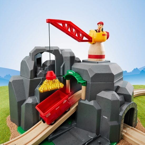 Tunel Górski z Dźwigiem 33889 - Brio