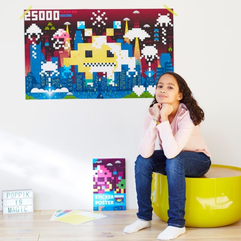 Wyklejanka Pikselowa Gra Video Pixel - Poppik