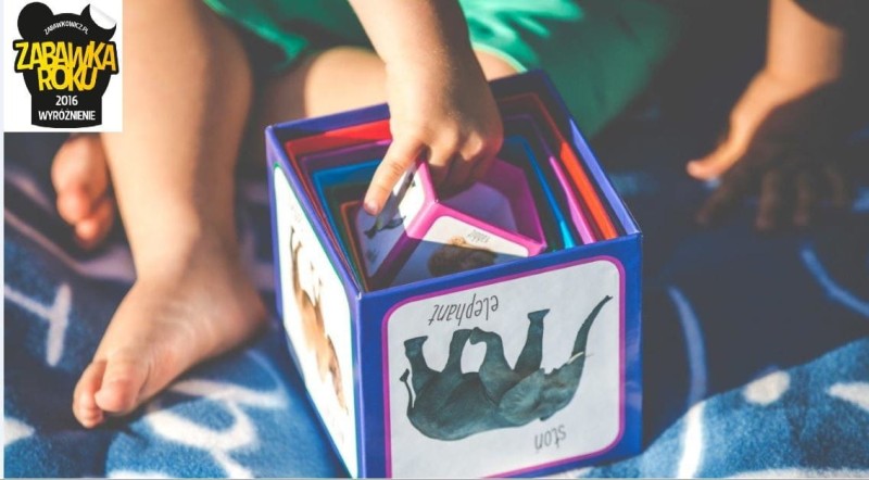 Kartonowe Klocki Wieża Zwierzęta - Piramida Zabaw