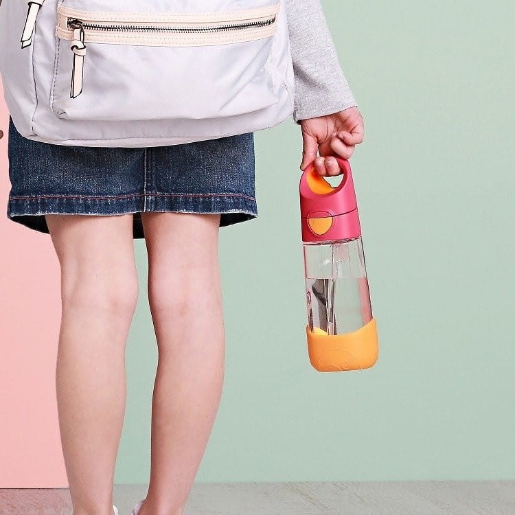 Butelka tritanowa ze słomką 450 ml Strawberry Shake - B.box