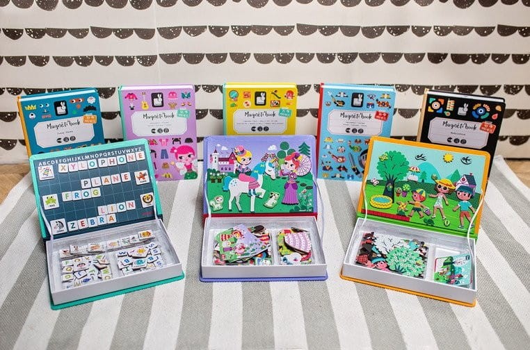 Magnetyczna Układanka 4 Pory Roku Magnetibook - Janod