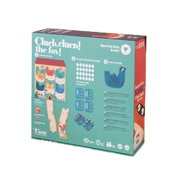 Gra planszowa Cluck, Cluck! Fox!! Puk Puk, tu lisek! - Londji