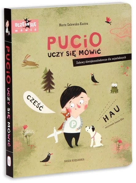 Pucio uczy się mówić. Zabawy dźwiękonaśladowcze dla najmłodszych