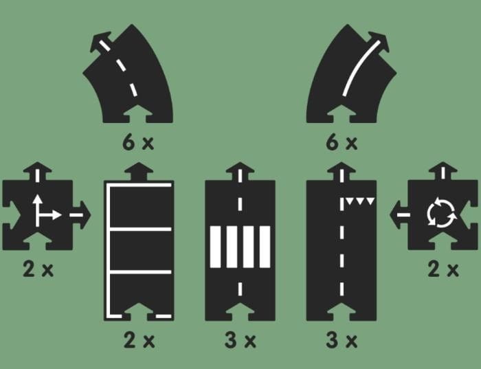 Puzzle droga do układania 24 el. Highway - Waytoplay