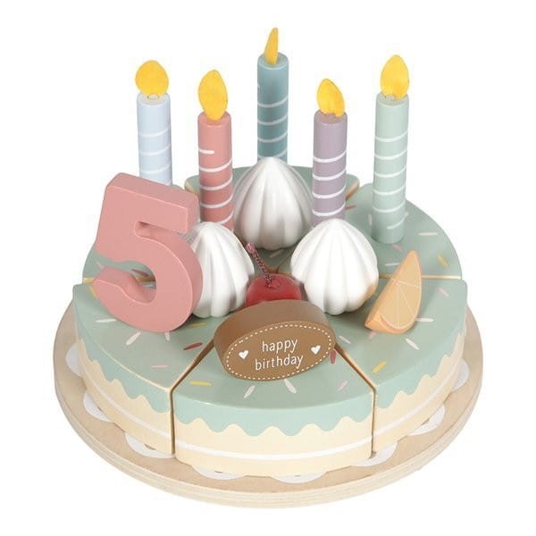 Drewniany Tort Urodzinowy Ciasto - Little Dutch