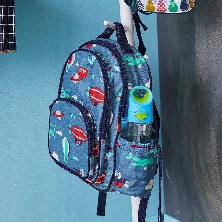 Butelka tritanowa ze słomką 450 ml Emerald Forest - B.box