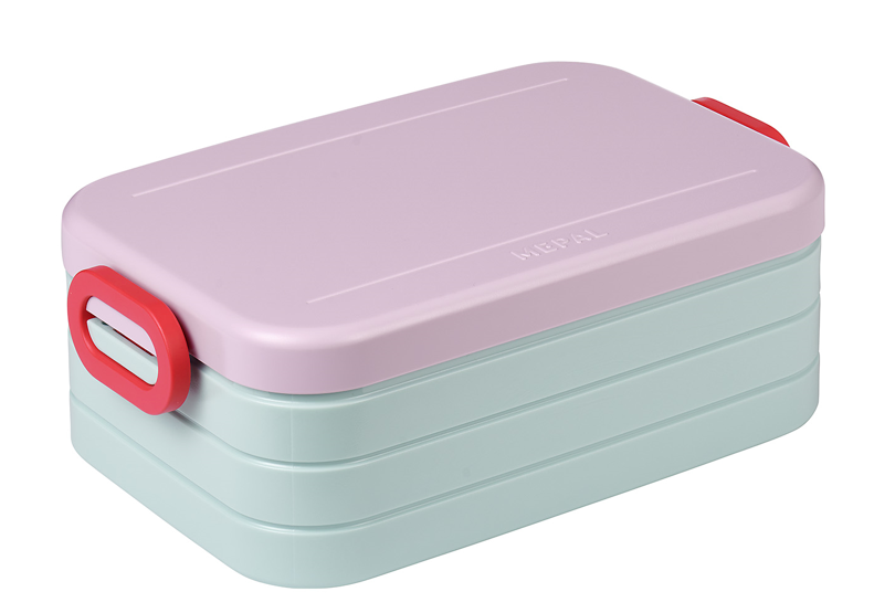 Śniadaniówka z Przegródkami i Widelcem Bento Strawberry Vibe - Mepal