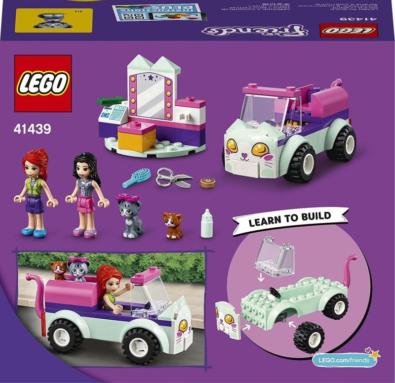 Klocki LEGO Friends Samochód do pielęgnacji kotów 41439