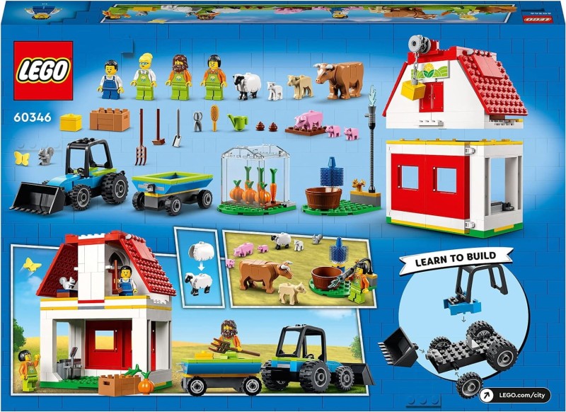 Zestaw LEGO Stodoła i zwierzęta gospodarskie 60346
