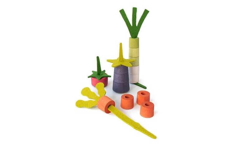 Drewniana Nawlekanka Warzywa Veggies - Londji