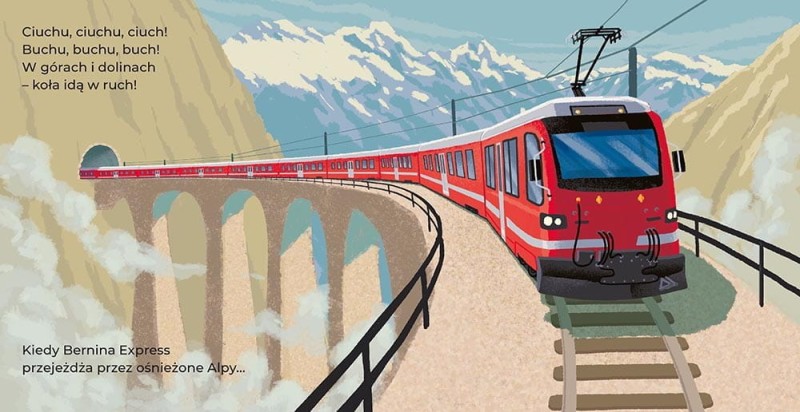 Koła idą w ruch! Moja pierwsza książka o pociągach - Bucco & Morgan