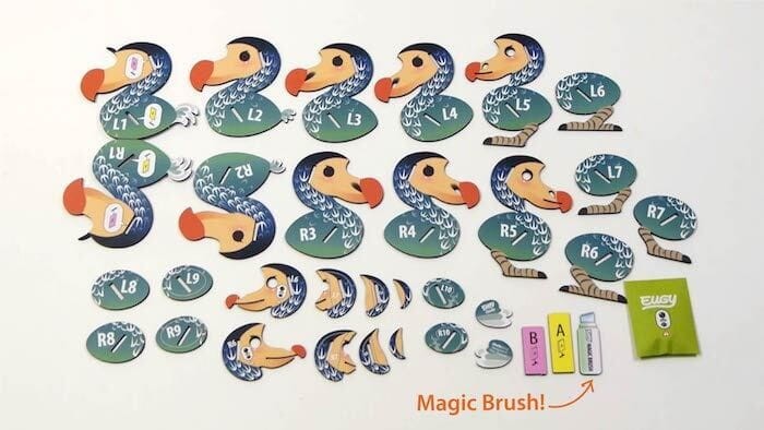 Eugy Ptak Dodo Układanka 3D Puzzle