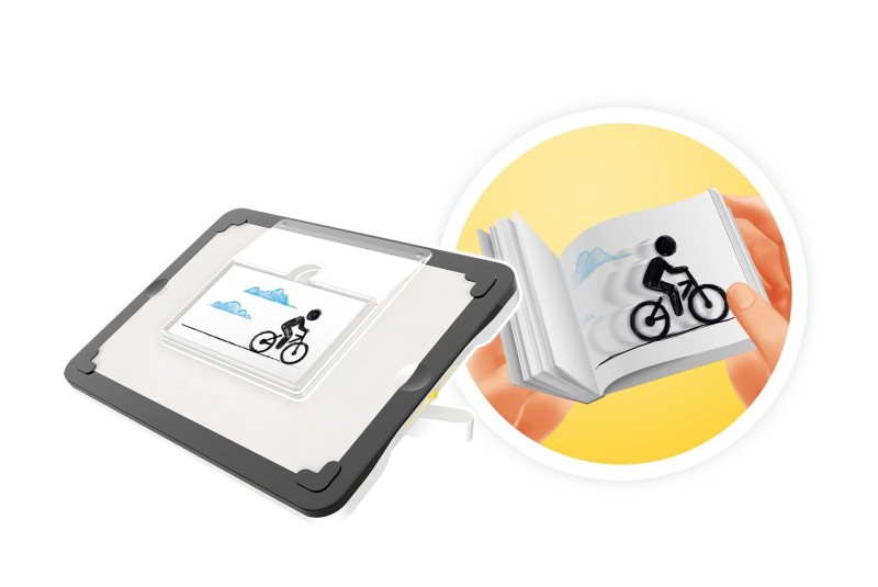 Tablet dla Dzieci do Rysowania Podświetlany 3w1 Buki