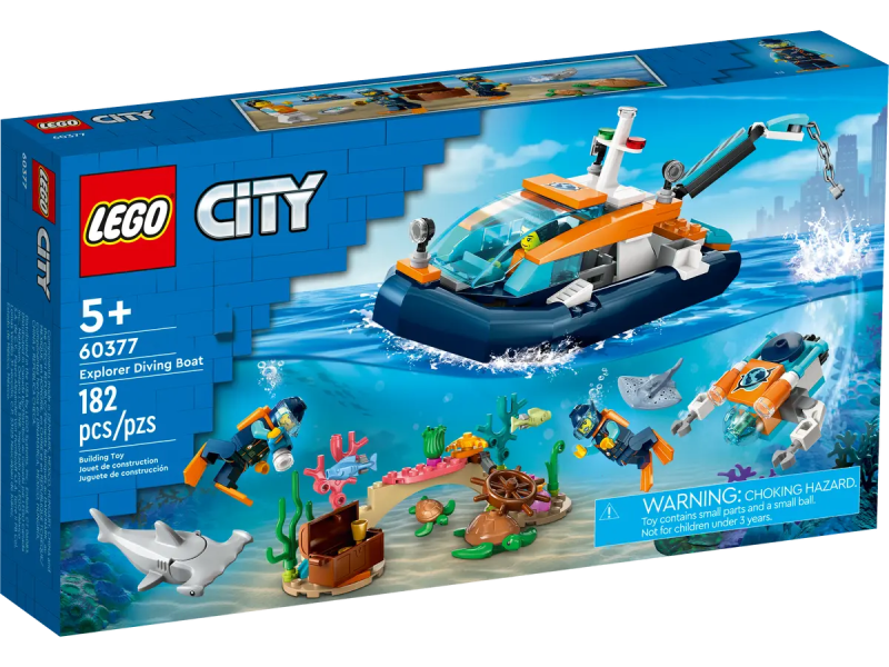 Łódź do Nurkowania Badacza Lego City 60377