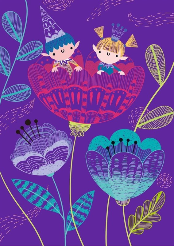 Wydrapywanki Elfy w Ogrodzie 15 szt. Scratch A5 - Avenir