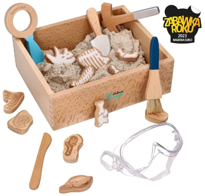 Zestaw archeologa z Piaskiem kinetycznym Adam Toys